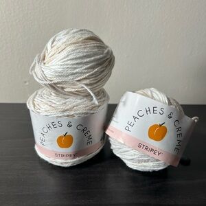 Peaches & Creme Stripey Yarn